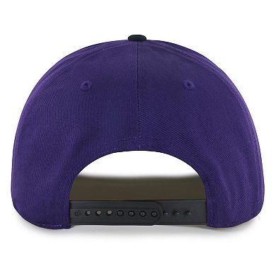 Men's '47 Purple/Black Sacramento Kings Dropshadow Rope Hitch Adjustable Hat