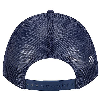 Men's New Era Light Blue LA Galaxy Color Pack 9FORTY A-Frame Adjustable Trucker Hat