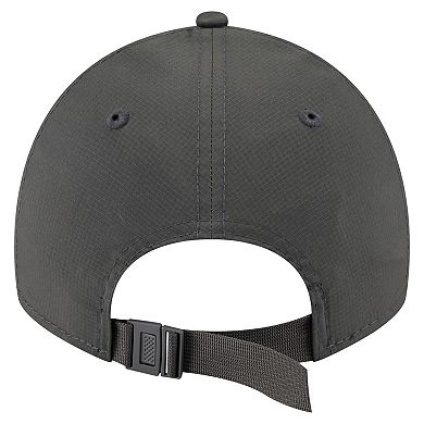 Men's New Era Charcoal Philadelphia 76ers Active Ripstop 9TWENTY Adjustable Hat