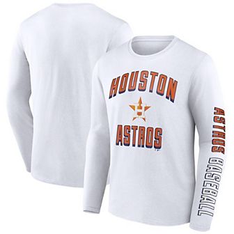 Men's Fanatics White Houston Astros Long Sleeve T-Shirt