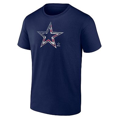Men's Fanatics Navy Dallas Cowboys Americana T-Shirt