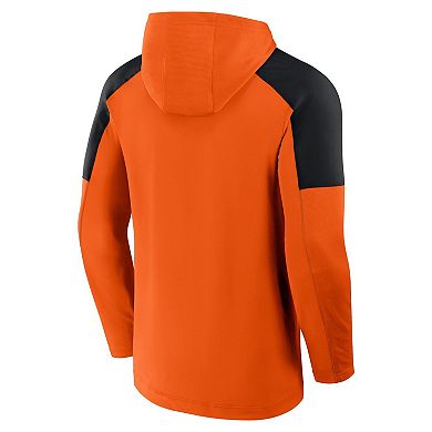 Men's Fanatics Orange Philadelphia Flyers Meta Game Transitional Pullover Hoodie