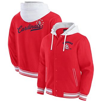 Men's Darius Rucker Collection by Fanatics Red St. Louis Cardinals Full-Snap Hooded Jacket