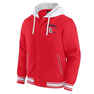 Men's Darius Rucker Collection by Fanatics Red St. Louis Cardinals Full-Snap Hooded Jacket
