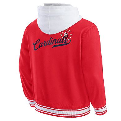 Men's Darius Rucker Collection by Fanatics Red St. Louis Cardinals Full-Snap Hooded Jacket
