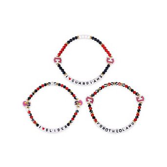 FOCO Cleveland Guardians 3-Pack Friendship Bracelet Set