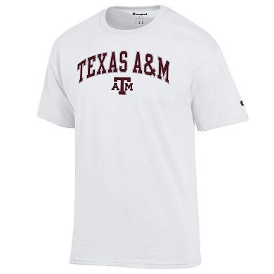 Men's�Champion White Texas A&M Aggies Arched Logo T-Shirt