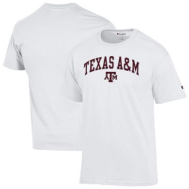 Men's�Champion White Texas A&M Aggies Arched Logo T-Shirt
