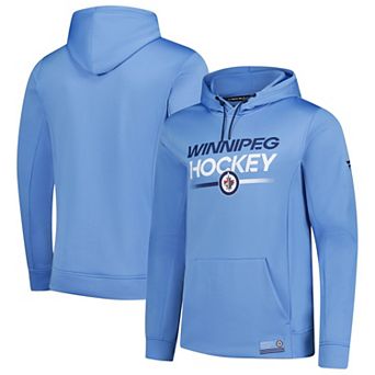 Men's Fanatics Light Blue Winnipeg Jets Fleece Pullover Hoodie