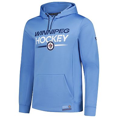 Men's Fanatics Light Blue Winnipeg Jets Fleece Pullover Hoodie