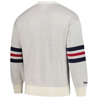 Men's Mitchell & Ness Cream St. Louis Cardinals Retro Pullover Sweater