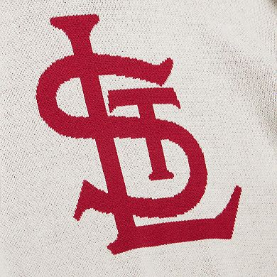 Men's Mitchell & Ness Cream St. Louis Cardinals Retro Pullover Sweater