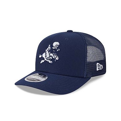 Men's New Era Navy Dallas Cowboys 9SEVENTY Stretch-Snap Trucker Hat
