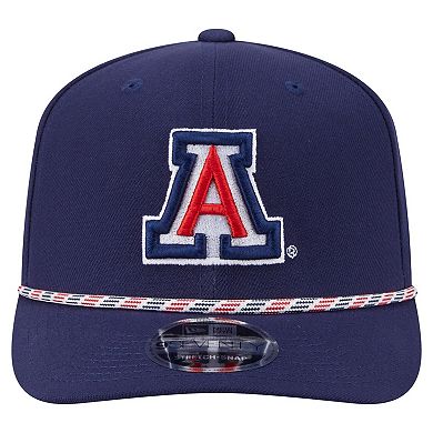 Men's New Era Navy Arizona Wildcats Game Day Multi-Rope 9SEVENTY Stretch-Snap Hat
