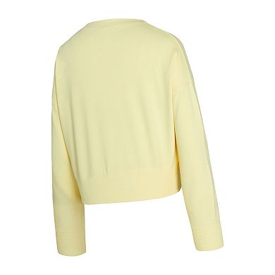 Women's Concepts Sport Yellow San Diego Padres Elevation Tri-Blend Long Sleeve Top & Shorts Set