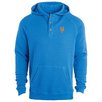 Men's Dunbrooke Royal New York Mets Montana Lightweight Raglan Pullover Hoodie