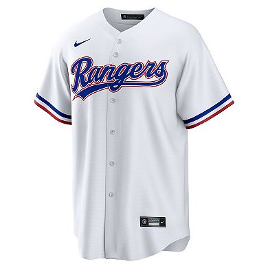 Men's Nike White Texas Rangers #1 Groom Home Replica Jersey