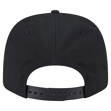 Men's New Era Black San Francisco Giants Circle Patch 9SEVENTY Stretch-Snap Hat