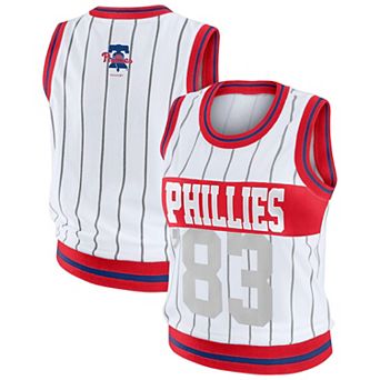 Women's WEAR by Erin Andrews White Philadelphia Phillies Sporty Tank Top
