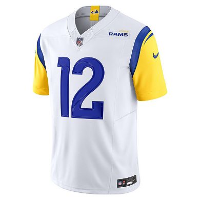 Men's Nike Puka Nacua White Los Angeles Rams Vapor F.U.S.E. Limited Player Jersey