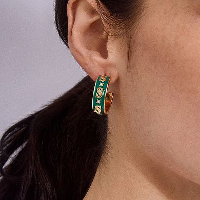 WEAR By Erin Andrews x BaubleBar Seattle Mariners Enamel Hoop Earrings