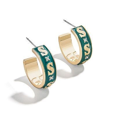 WEAR By Erin Andrews x BaubleBar Seattle Mariners Enamel Hoop Earrings