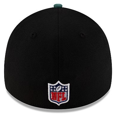 Men's New Era Black/Green New York Jets 2025 NFL Draft 39THIRTY Flex Hat