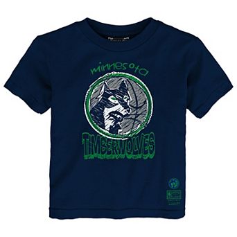 Toddler Mitchell & Ness Navy Minnesota Timberwolves Favorite Team T-Shirt