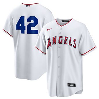 Men's Nike White Los Angeles Angels Home 2025 Jackie Robinson Day Replica Jersey