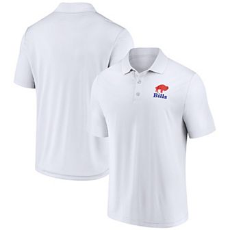 Men's Fanatics White Buffalo Bills Vintage Polo