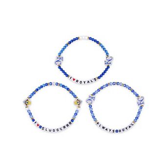 FOCO Kansas City Royals 3-Pack Friendship Bracelet Set