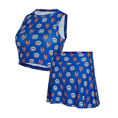 Women's Concepts Sport Royal New York Mets Knit Tank Top & Skort Set