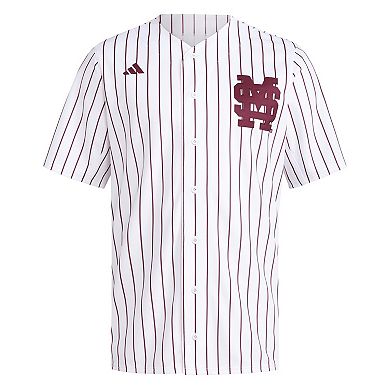 Men's adidas White Mississippi State Bulldogs Replica Baseball Jersey