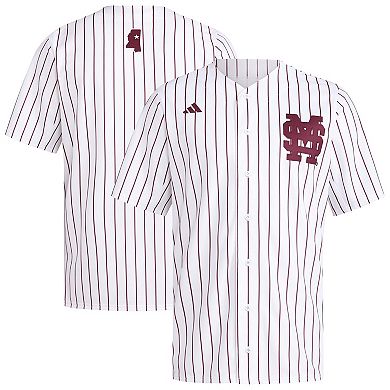 Men's adidas White Mississippi State Bulldogs Replica Baseball Jersey
