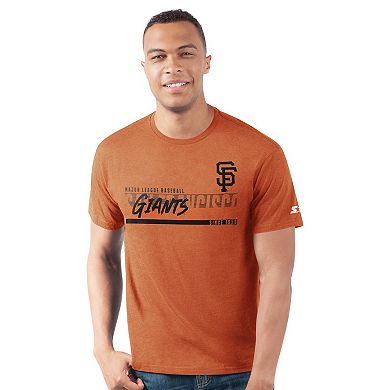 Men's Starter Orange San Francisco Giants Prime Time Team T-Shirt