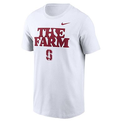 Men's Nike White Stanford Cardinal Campus Local T-Shirt