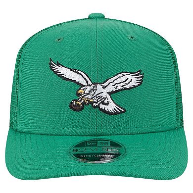 New Era Camo/olive Philadelphia Eagles Trucker 9fifty Snapback Hat