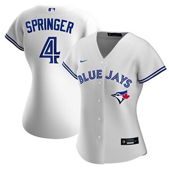Women's Nike George Springer White Toronto Blue Jays Home Replica Jersey