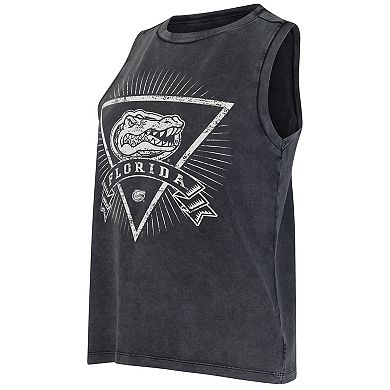 Women's Concepts Sport Charcoal Florida Gators Distressed Market French Terry Tank Top