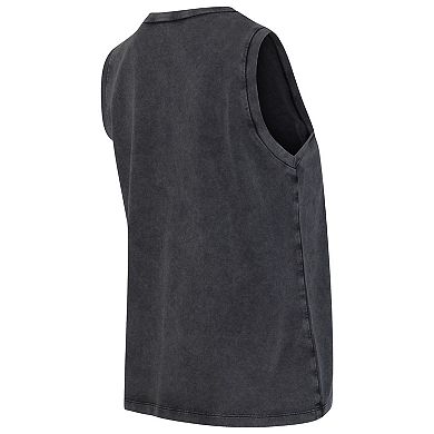 Women's Concepts Sport Charcoal Florida Gators Distressed Market French Terry Tank Top