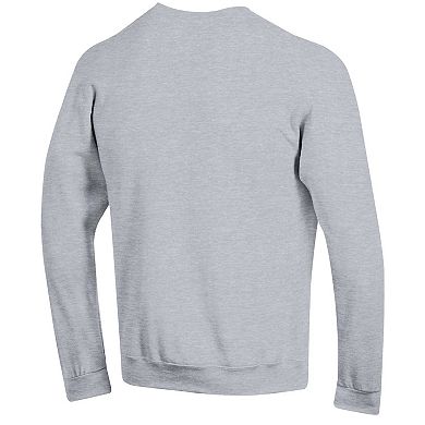 Men's Champion Heather Gray USC Trojans Arch Over Logo Pullover Sweatshirt