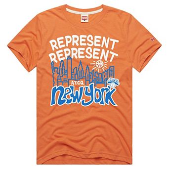 Unisex Homage Orange New York Knicks A Tribe Called Quest x NBA Represent Tri-Blend T-Shirt