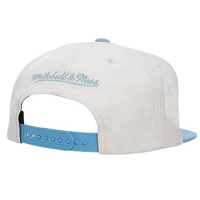 Men's Mitchell & Ness White Texas Rangers Cooperstown Collection Basic Flip Snapback Hat