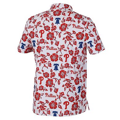 Men's Reyn Spooner White Philadelphia Phillies Pua Performance Polo