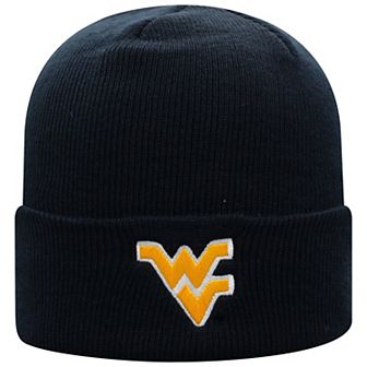 Men's Top of the World Navy West Virginia Mountaineers Logo Cuffed Knit Hat