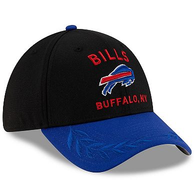 Men's New Era Black/Royal Buffalo Bills 2025 NFL Draft 39THIRTY Flex Hat