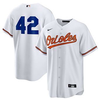 Men's Nike White Baltimore Orioles Home 2025 Jackie Robinson Day Replica Jersey