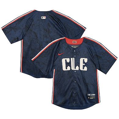 Toddler Nike Navy Cleveland Guardians City Connect Team Limited Jersey