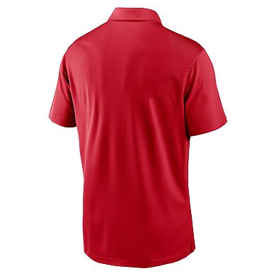 Men's Nike White/Red Philadelphia Phillies Vapor Striped Performance Polo
