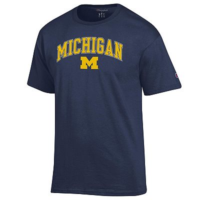 Campus Colors Navy Midshipmen Arch & Logo Gameday T-Shirt - Officially Licensed, 100% Cotton, Multiple Sizes